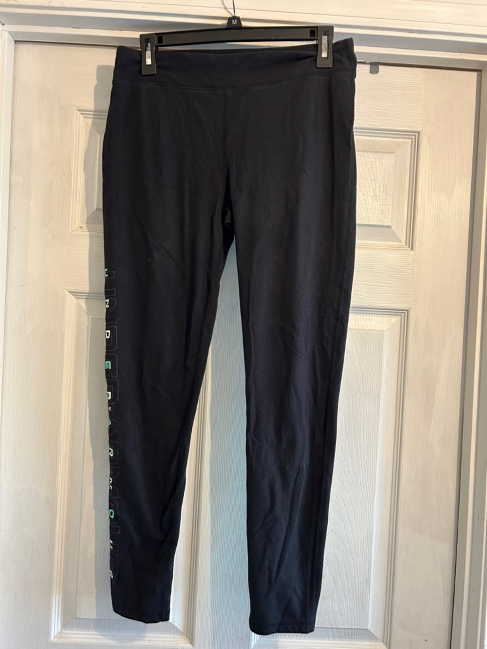 Under Armour Black Leggings with Side Logo